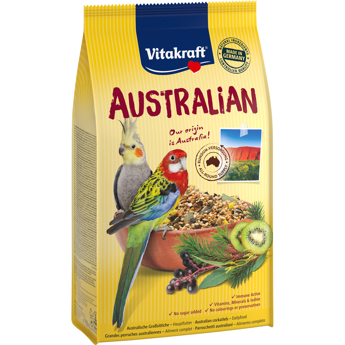 Vitakraft  Hauptfutter Australien Nymphen 750 g