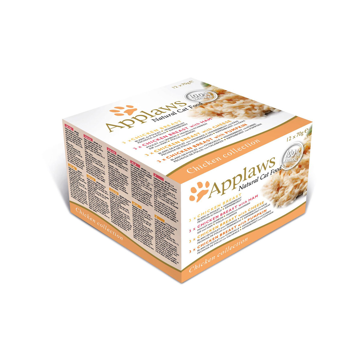 Applaws  Dose Multipack Huhn Selection 12 x 70g