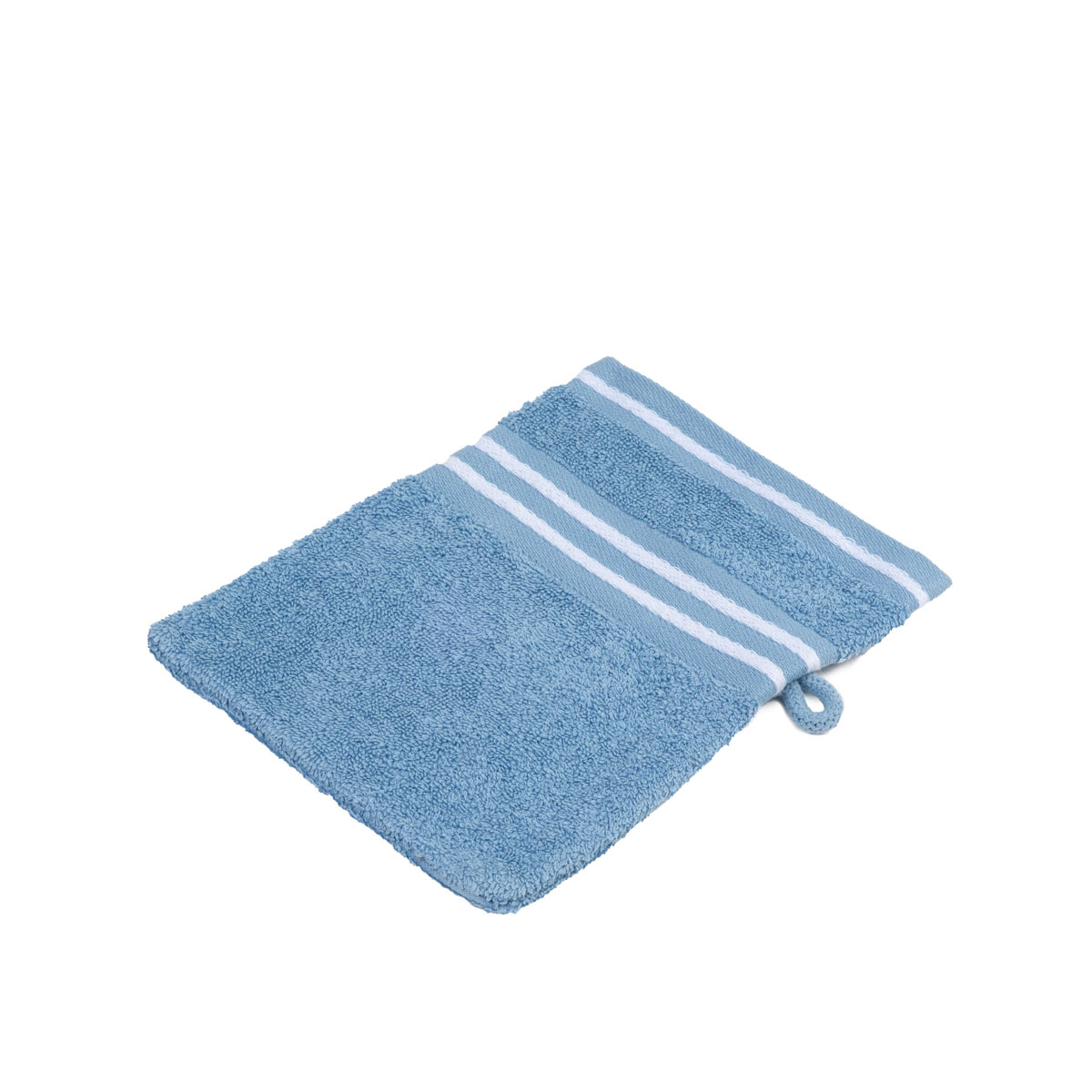 Gözze Frottier-Waschhandschuh Rio 16 x 21 cm blau vollfarbig Bild 1