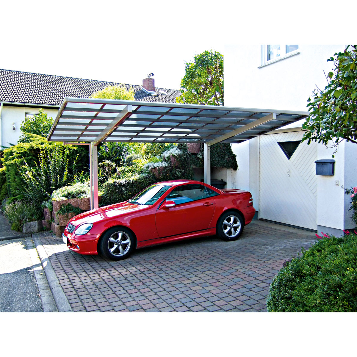 Ximax Carport Alu Linea 60 Edelstahl-Look Bild 4