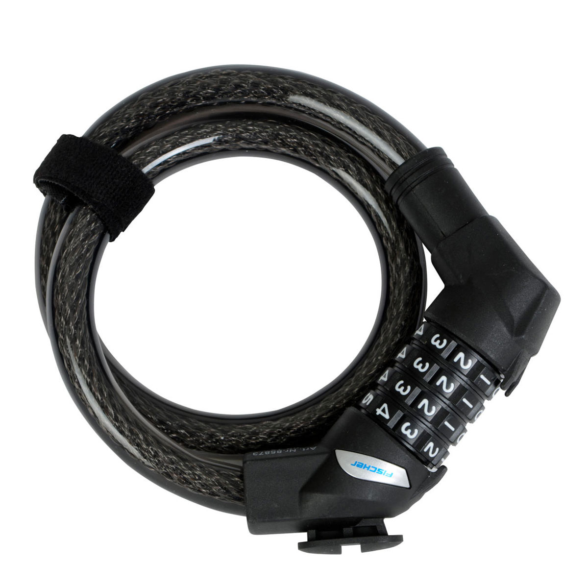 Fischer Bikes Seilschloss mit Zahlencode 60 cm 14 mm