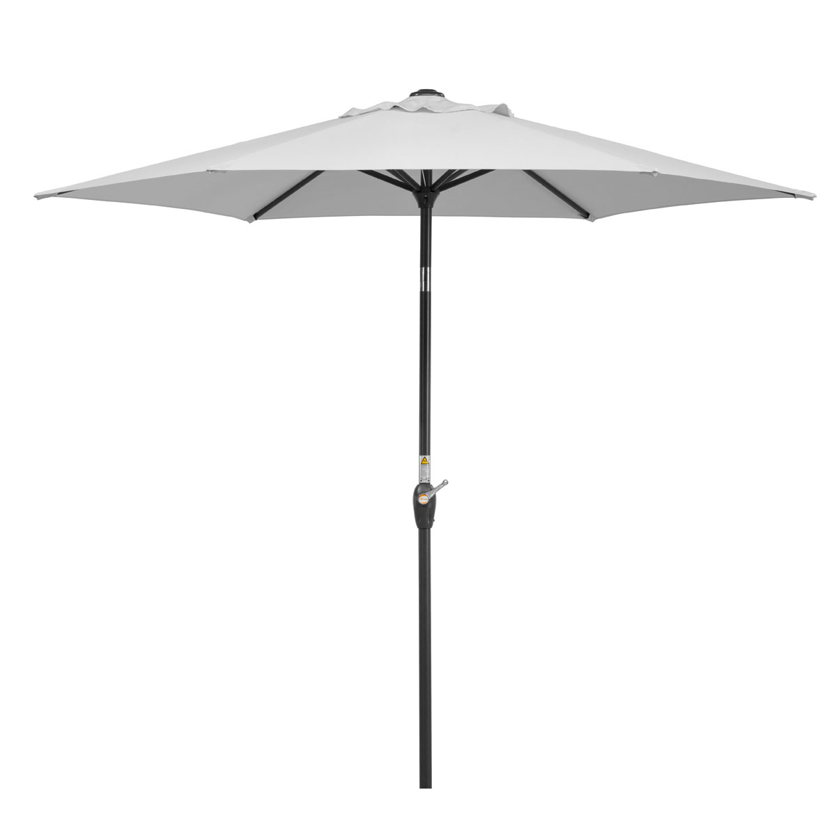 Schneider Schirme Sonnenschirm Bilbao Durchmesser 220 cm silbergrau Bild 1