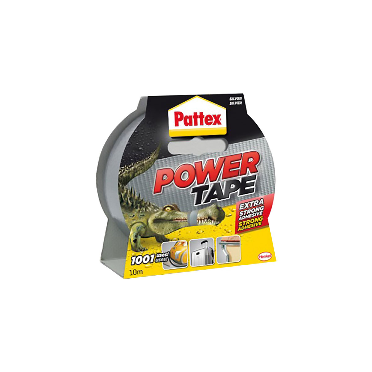 Pattex Reparaturband Power Tape silber 50 mm x 10 m Bild 1