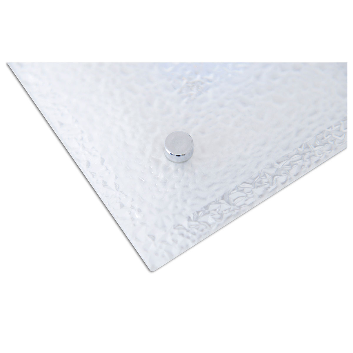 Naeve LED DL Leeds Metall/Glas silberLxBxH: 25x25x5,3cm Bild 3