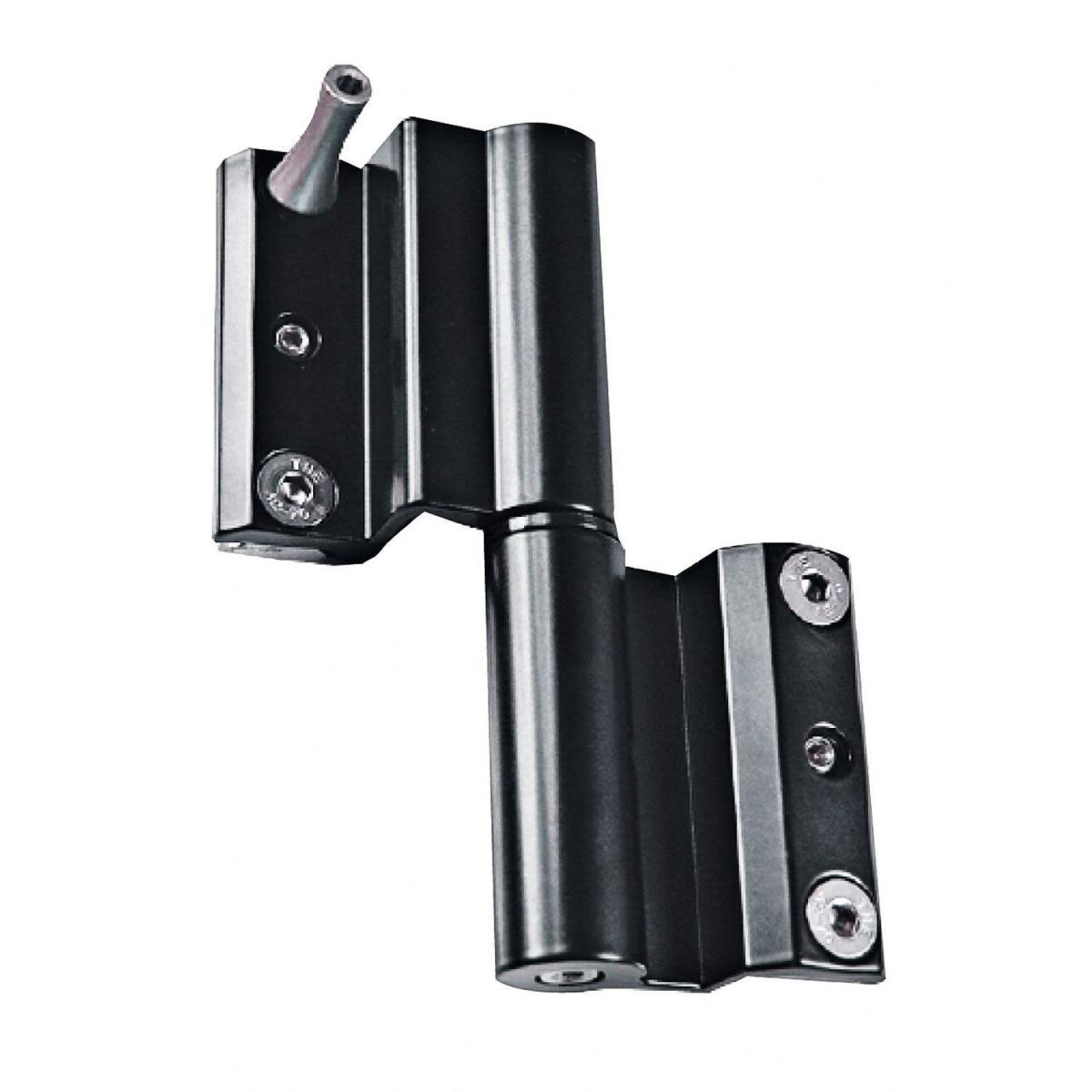 Aluminium-Sicherheitshaustür Rom Superior 60 mm anthrazit 110 x 210 cm Anschlag links inkl Griffset Bild 4