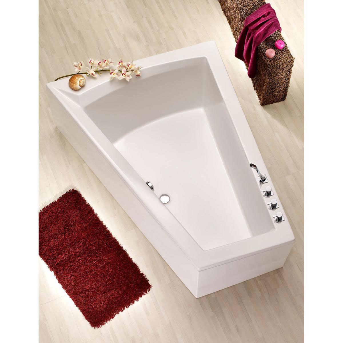 Ottofond Badewanne Galia II Modell B 175 x 135 x 70 cm weiß Bild 2