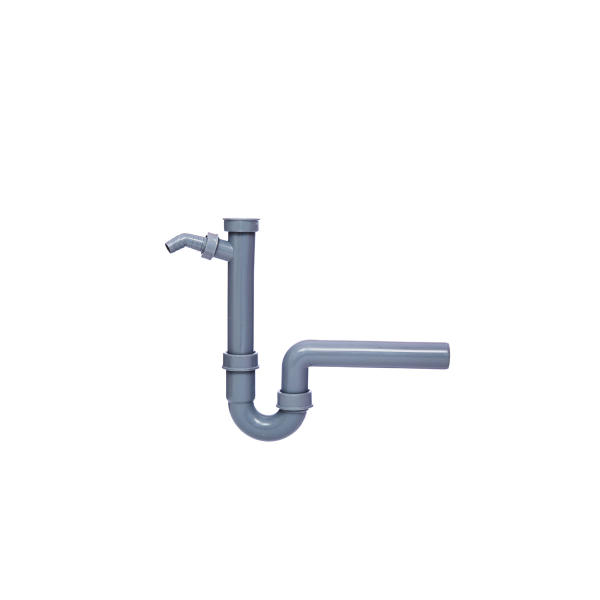 Kirchhoff Spültisch-Röhrensiphon ECO-SAVE KS grau 1 1/2" IG x Durchmesser 40 mm