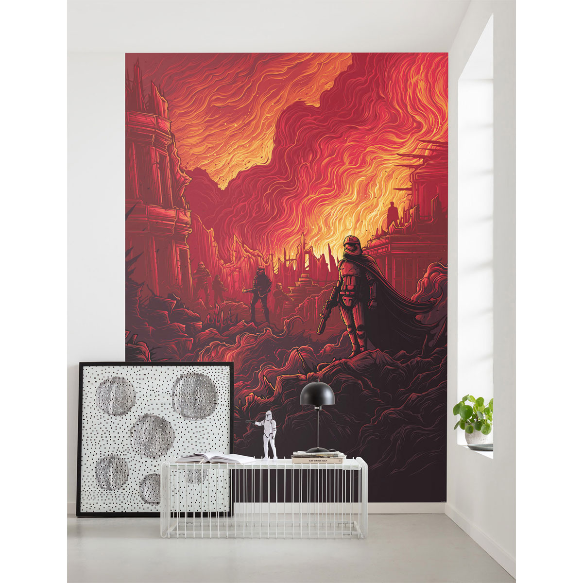 Komar  Vlies Fototapete Star Wars First Order Purge 200x280 cm Bild 1