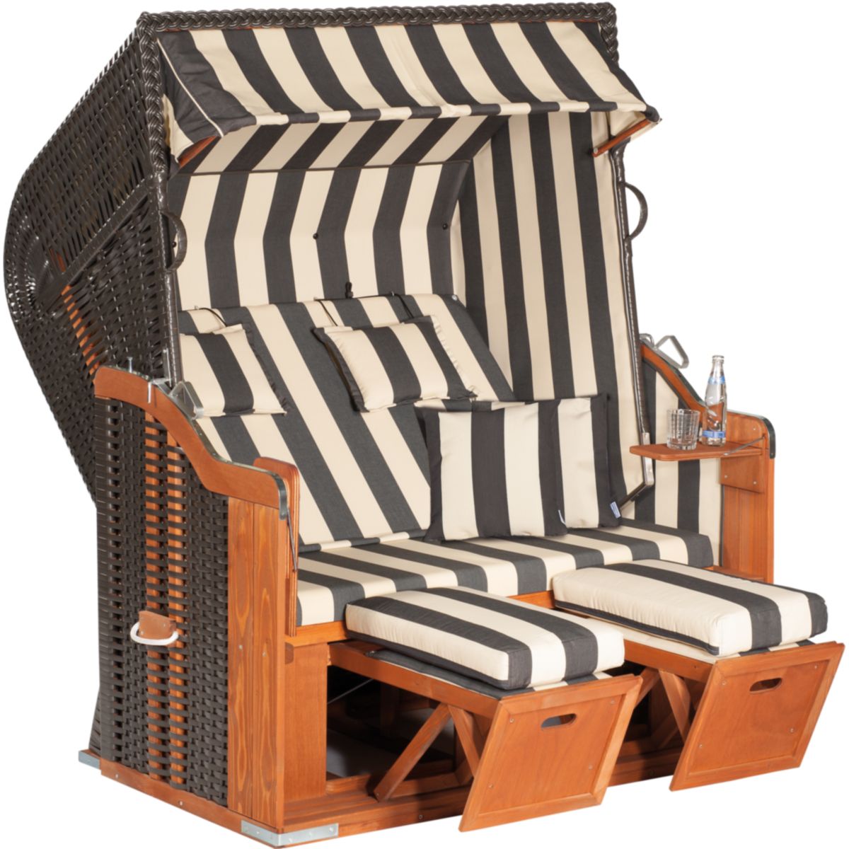 SunnySmart Strandkorb Rustikal 250Plus XL 1180