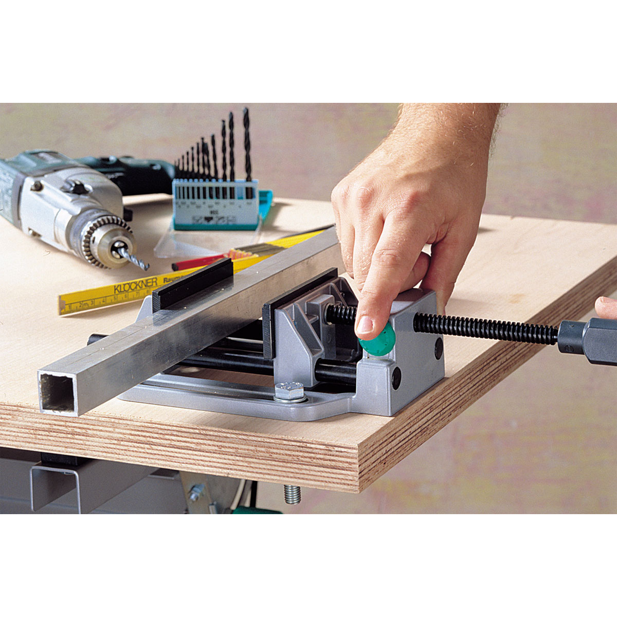 Wolfcraft  Universal-Schraubstock 100 mm Bild 2