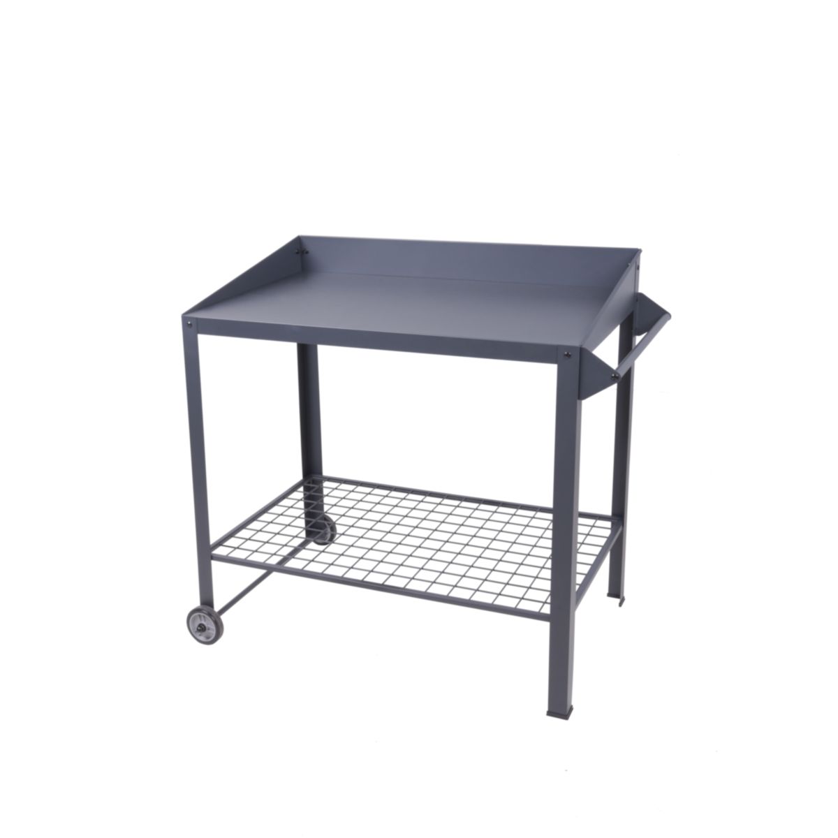 Garden Pleasure Mobiler Pflanztisch DIANA Stahl, verzinkt mit Pulverbeschichtung