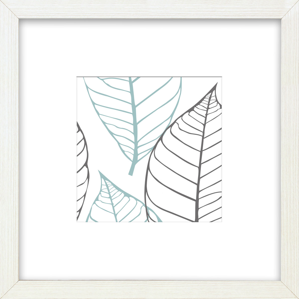 Bilderrahmen Iceland 23x23 cm weiß Bild 1