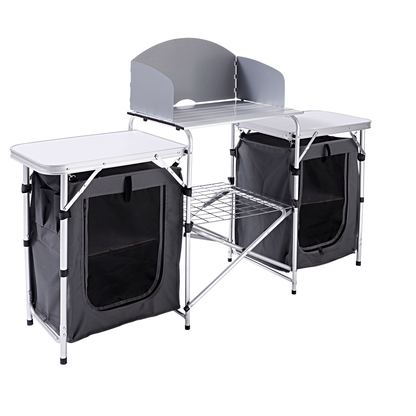 Haveson Camping-Multifunktionstisch Aluminium klappbar Bild 2