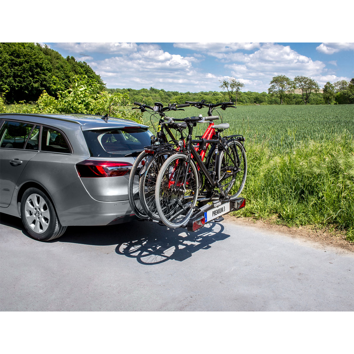 EUFAB Fahrrad-Kupplungsträger Premium III für 3 Fahrräder Bild 3