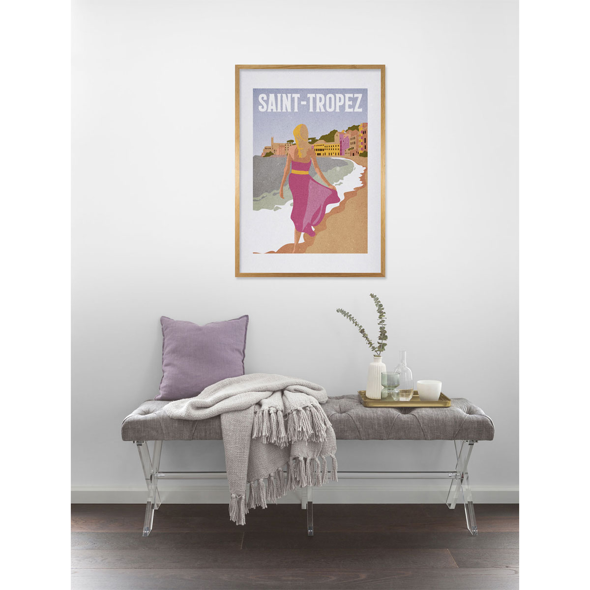 Komar  Wandbild Vintage Travel Saint-Tropez 30x40 cm Bild 3