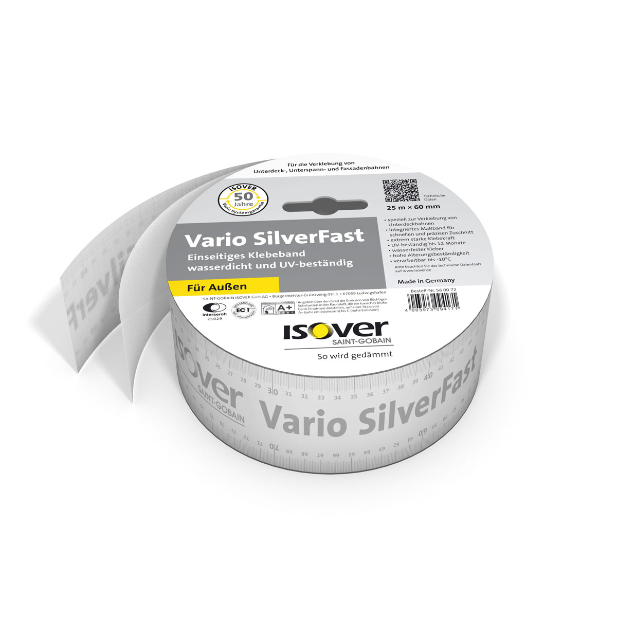 ISOVER Klebeband Vario Silver Fast 25 m