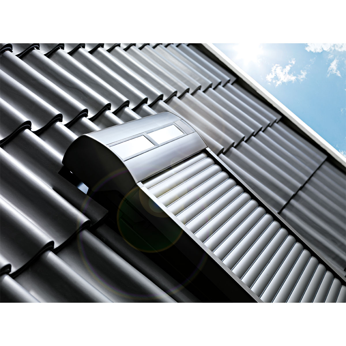 Velux Solar-Rollladen SSL CK04 0000S Aluminium Dunkelgrau Bild 4