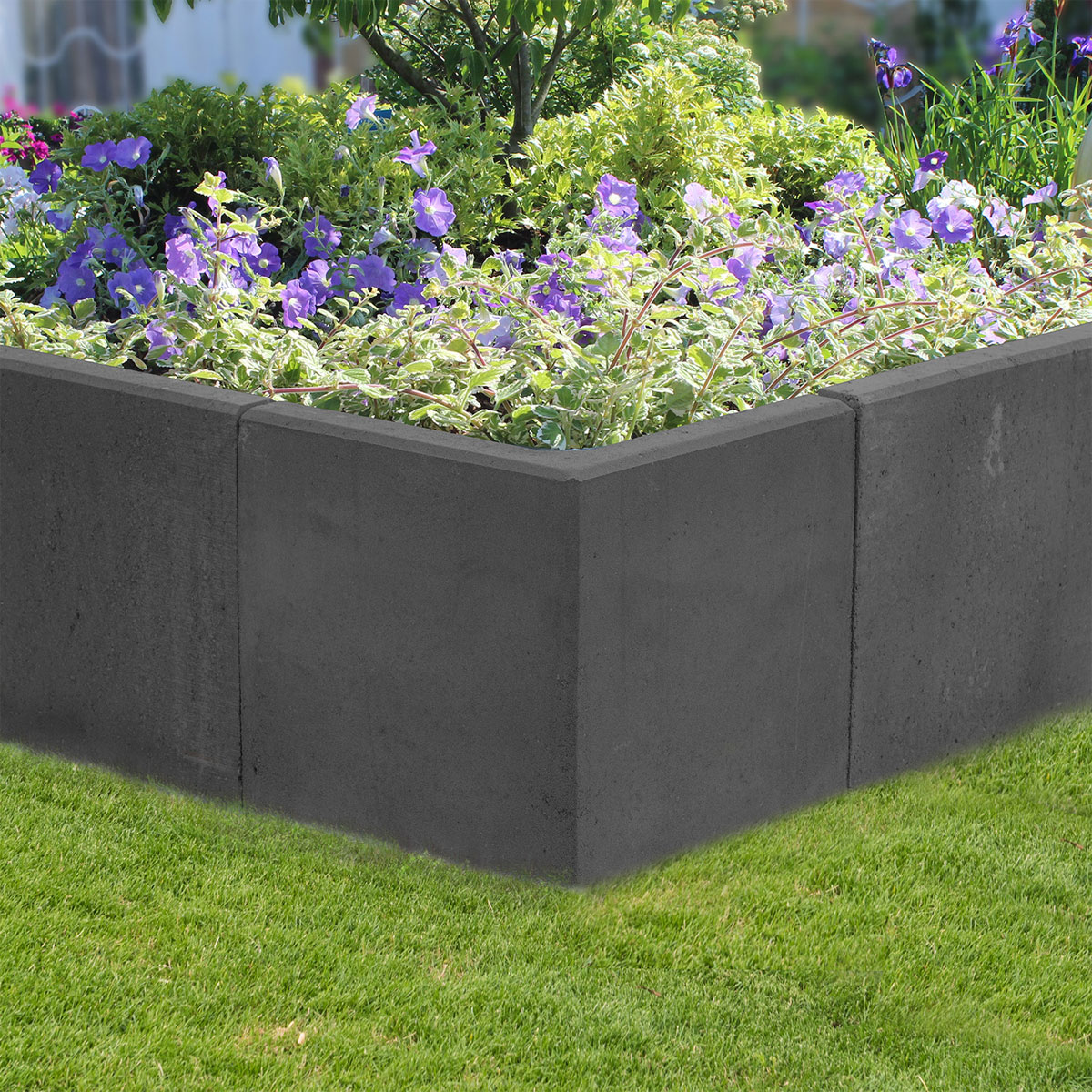 Diephaus  L-Stein-Ecke anthrazit 50 x 50 x 50 x 7 cm Bild 2