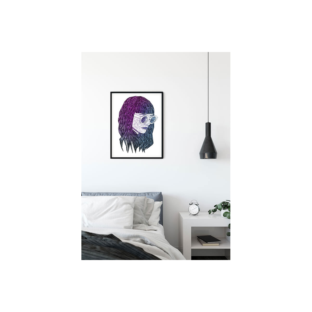 Komar  Wandbild Grid Violet 30x40 cm Bild 3