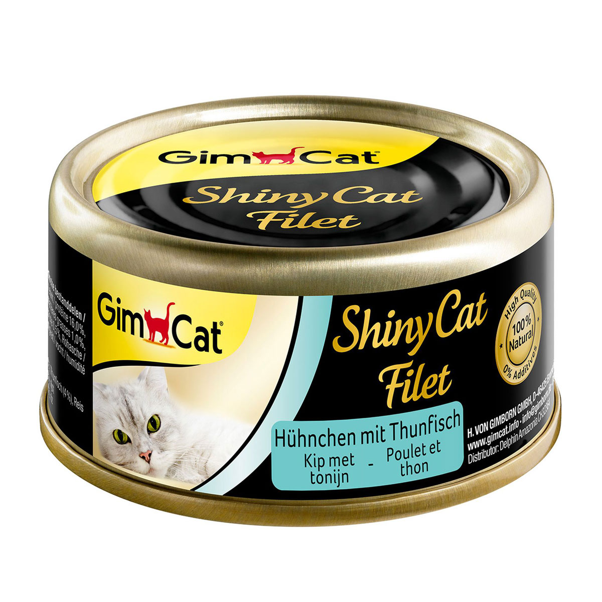 Gimborn Spezialitäten Dose ShinyCat Filet Hüh und Thun 70g
