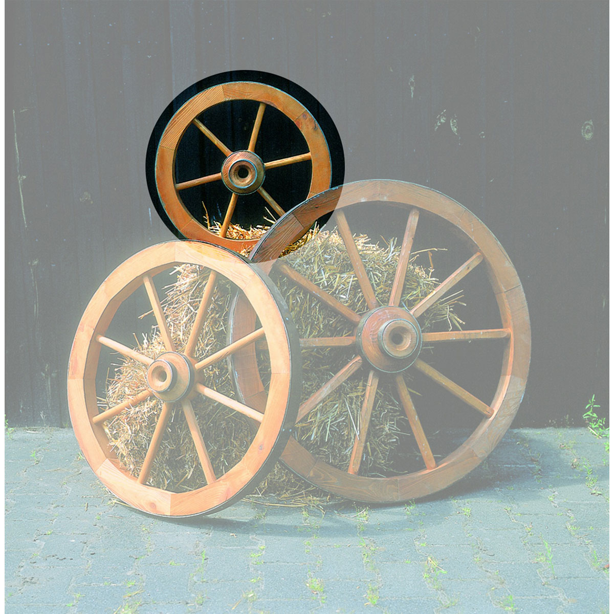 Promadino Wagenrad klein Durchmesser 50 cm