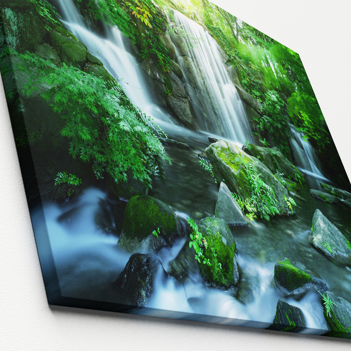 Canvas-Art Wasserfall 60 x 80 cm Bild 2
