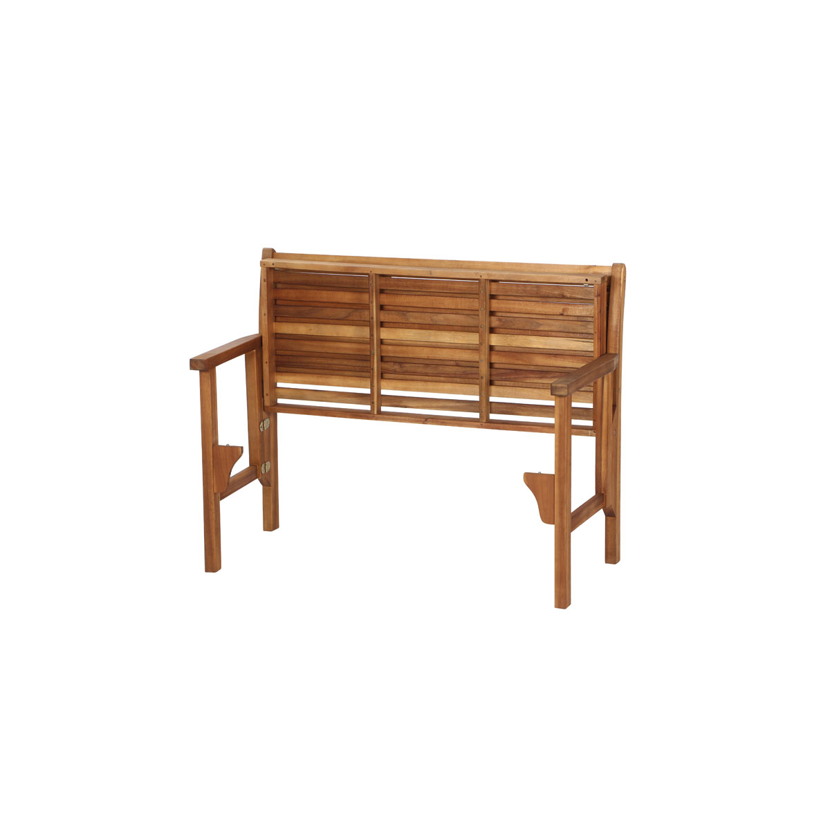 Bank Lovera 2-Sitzer 59,5 x 120 x 90 cm Akazienholz FSC klappbar Bild 5
