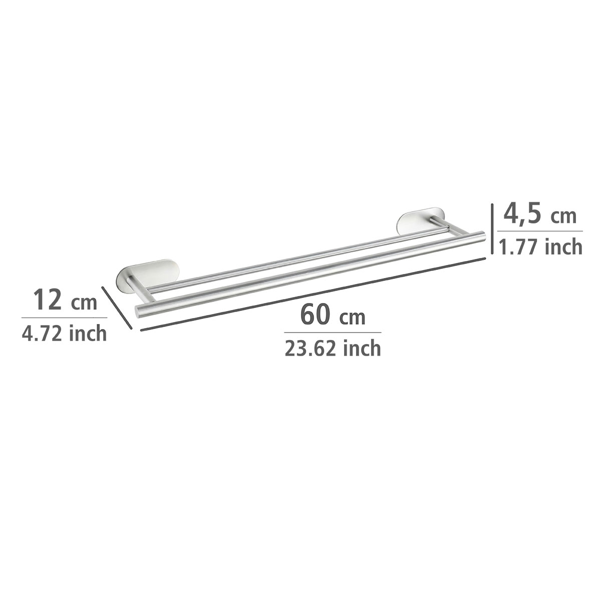 Wenko Turbo-Loc Badetuchstange Duo Orea Bild 4