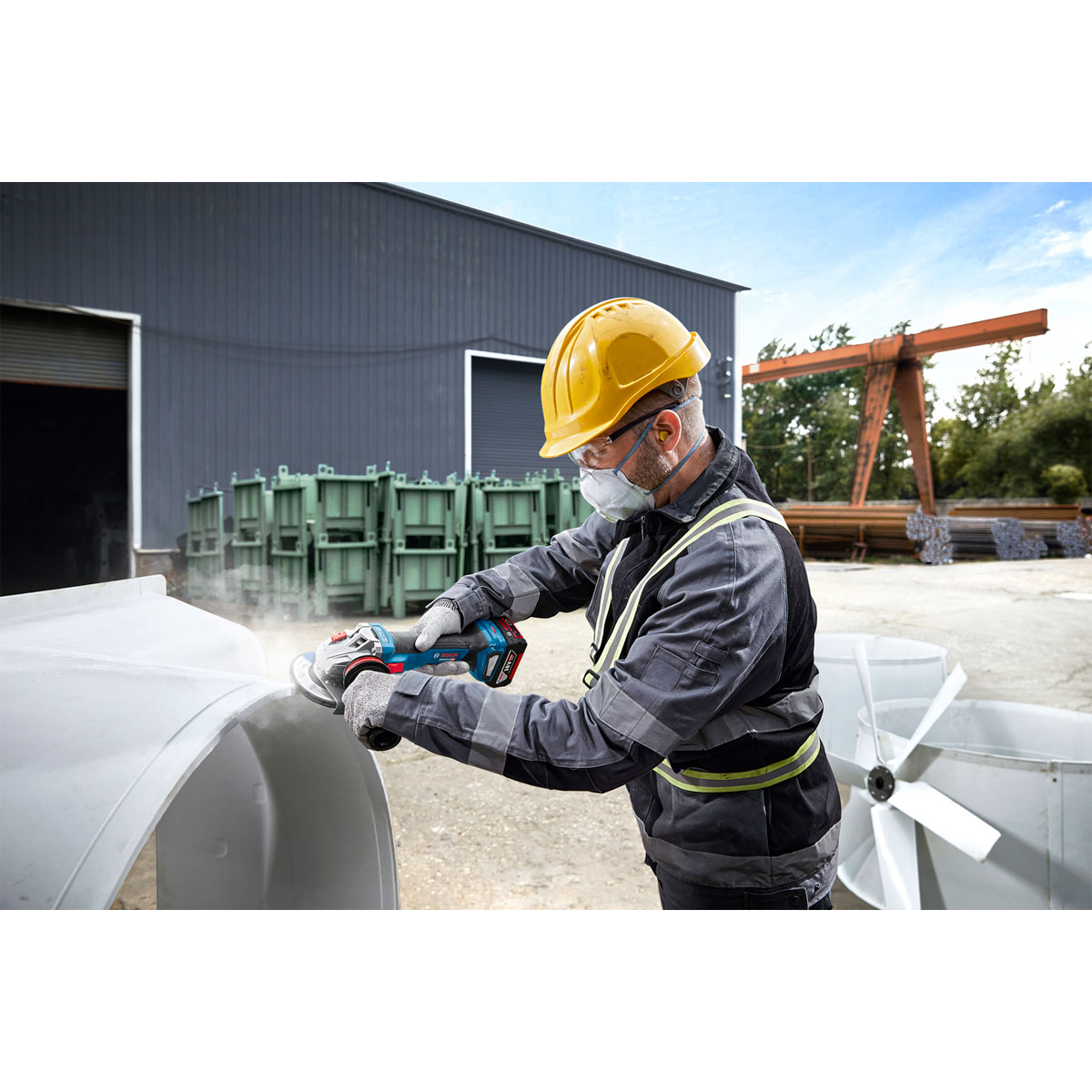 Bosch Professional Akku Winkelschleifer GWS 18V-11 S Bild 5