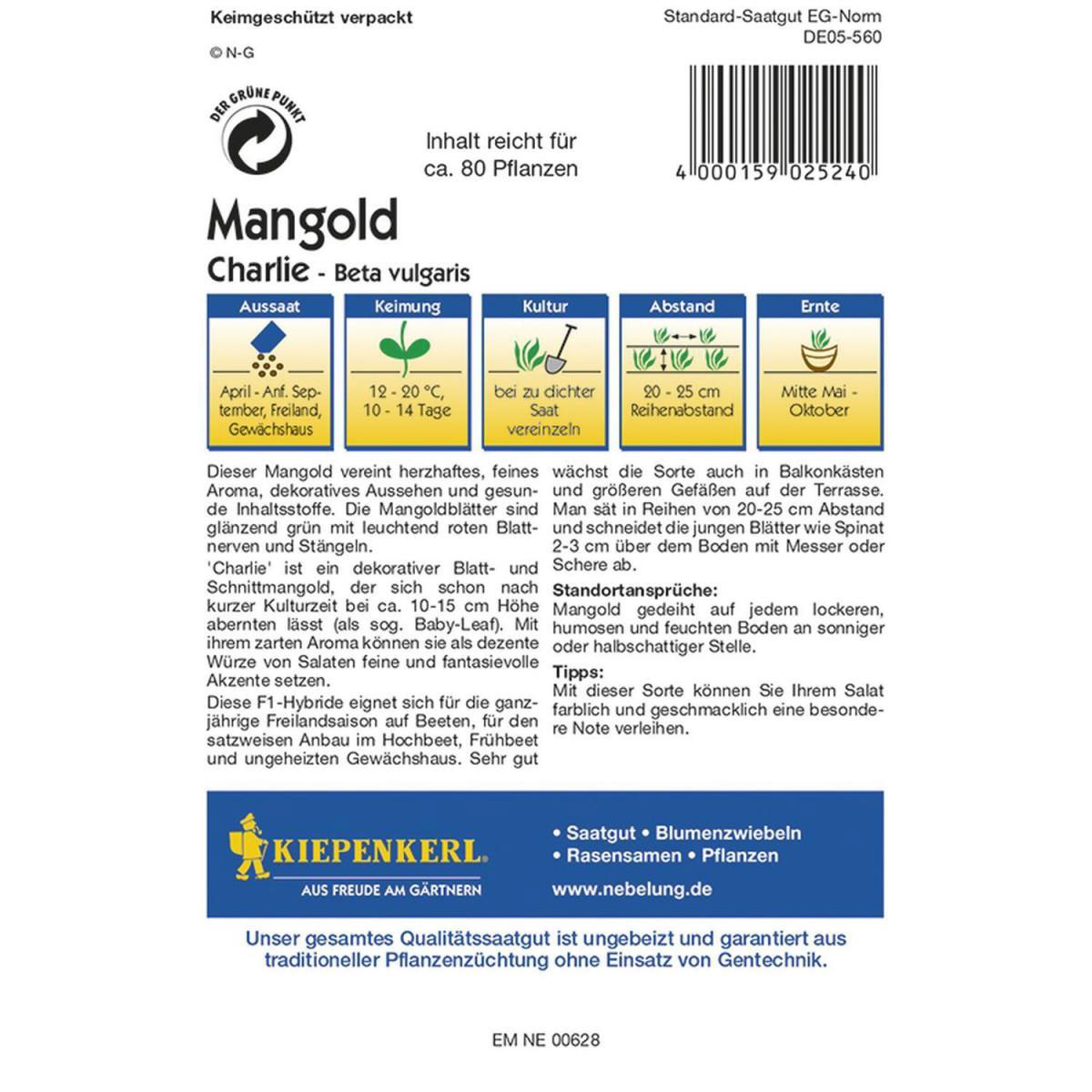 Kiepenkerl Mangold Charlie Profi-Line Bild 2