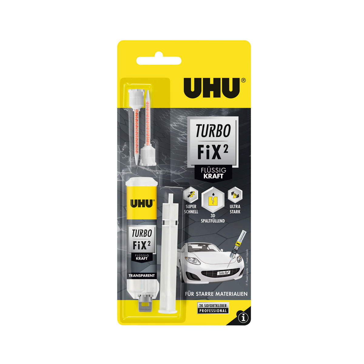 UHU  Zwei-Komponenten-Klebstoff Turbo Fix Kraft 10 g