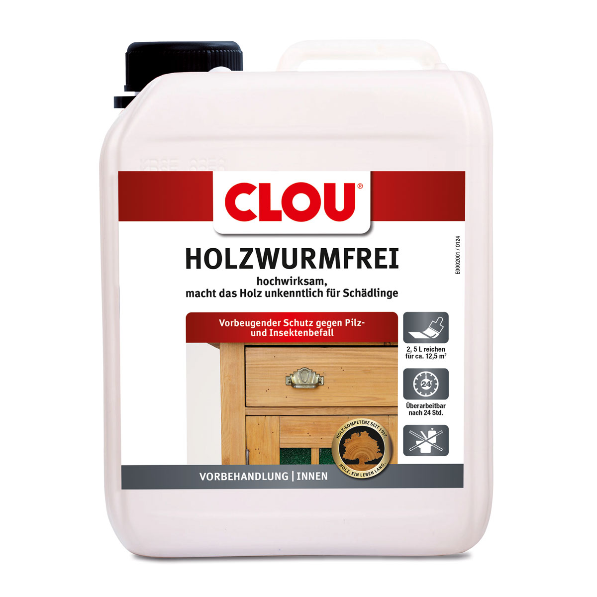 Clou Holzwurm frei 2,5l