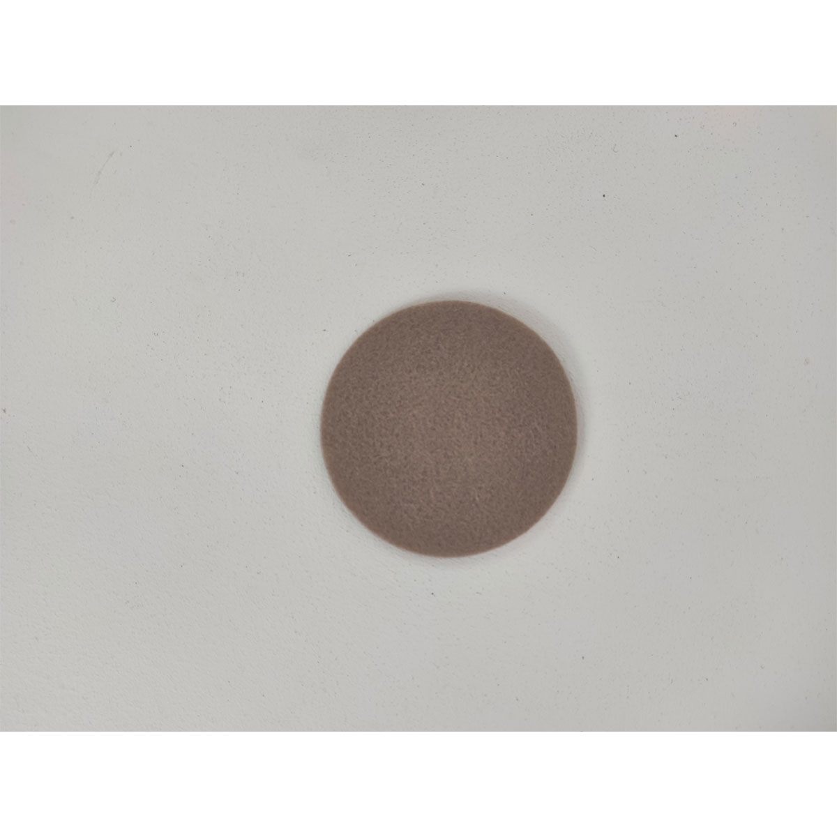 Untersetzer Filz Durchmesser 10 cm beige