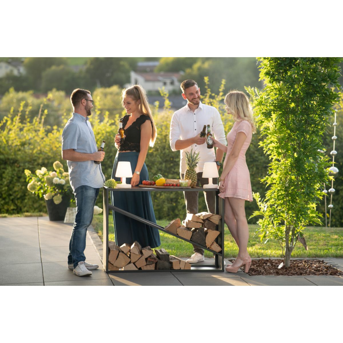 Westmann Kaminholzregal Hugo 35x115x80 cm Bild 5