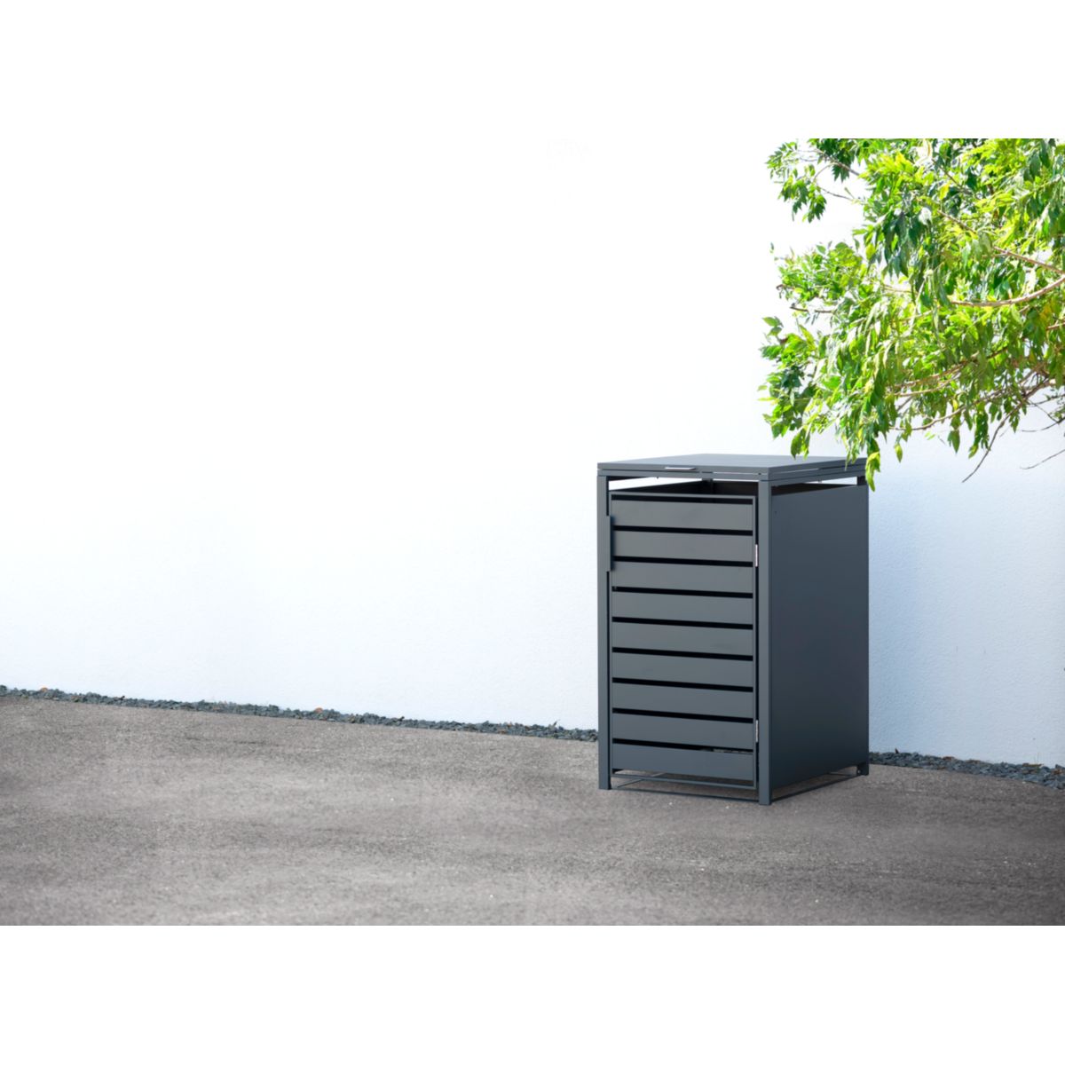 Westmann Mülltonnenbox Kubus 1x 240 L 80x68x116 cm Bild 2