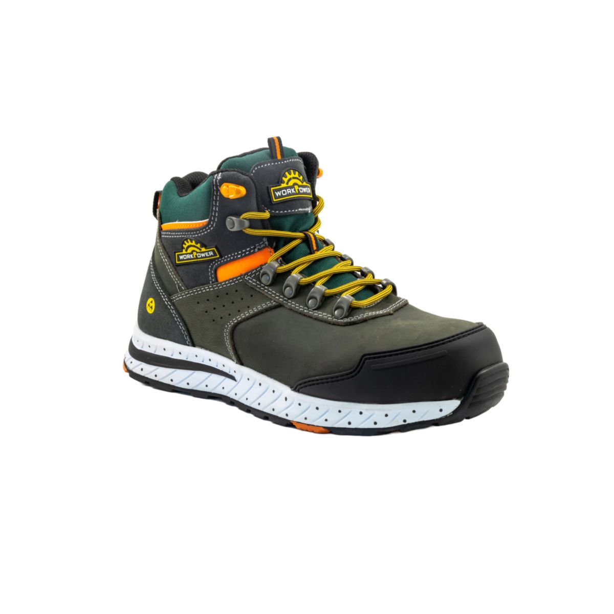 WorkPower Sicherheitsstiefel S3 Hilders Gr. 43 grau orange