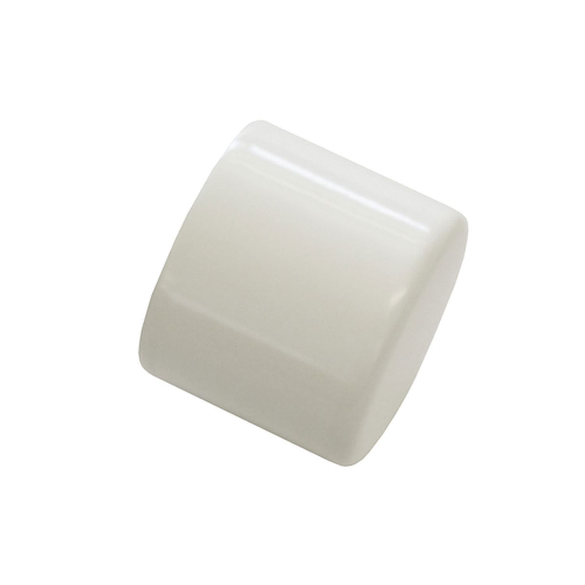 Gardinia Endkappe Chicago für Durchmesser 20 mm weiß