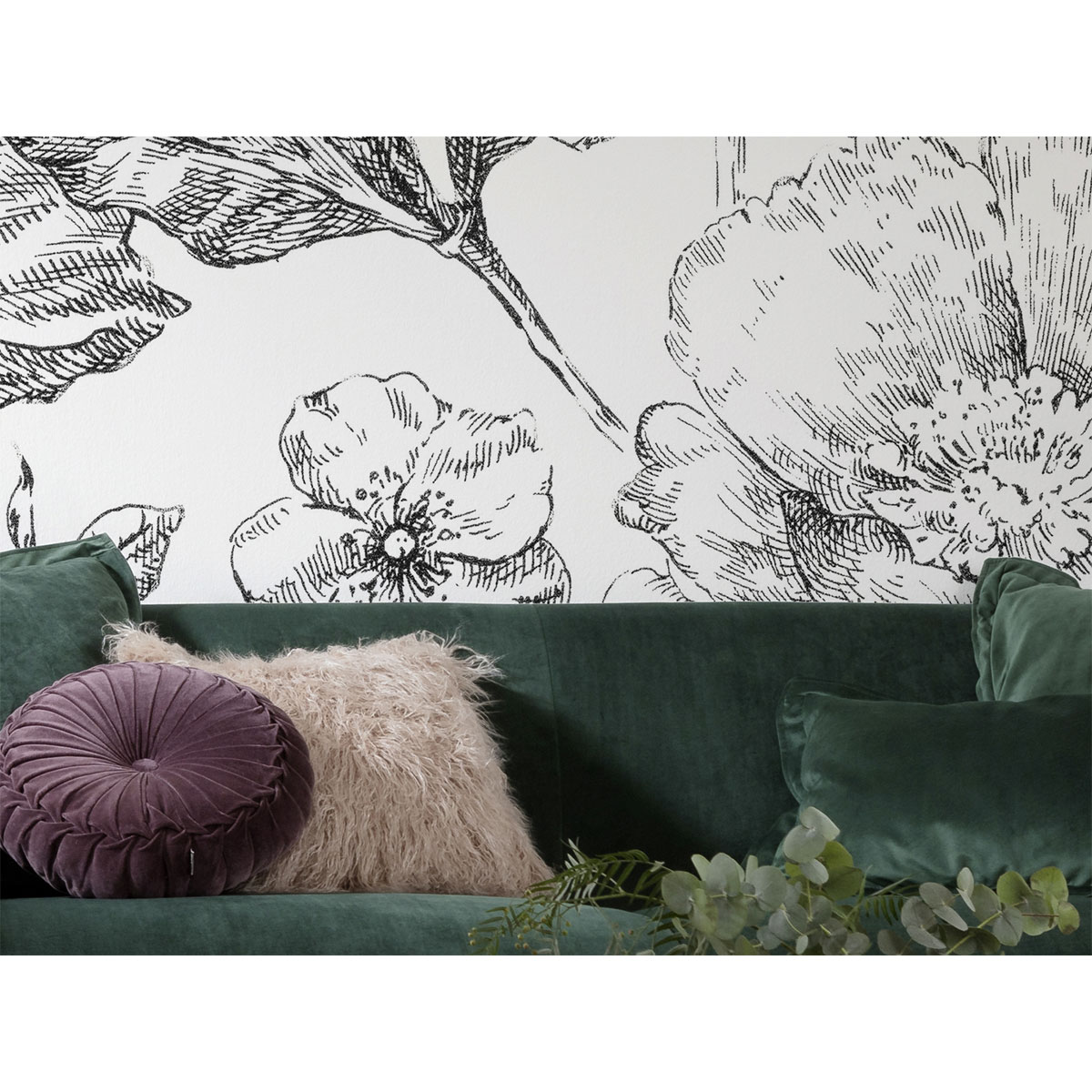 Komar  Vlies Fototapete Flowerbed 300x250 cm Bild 8