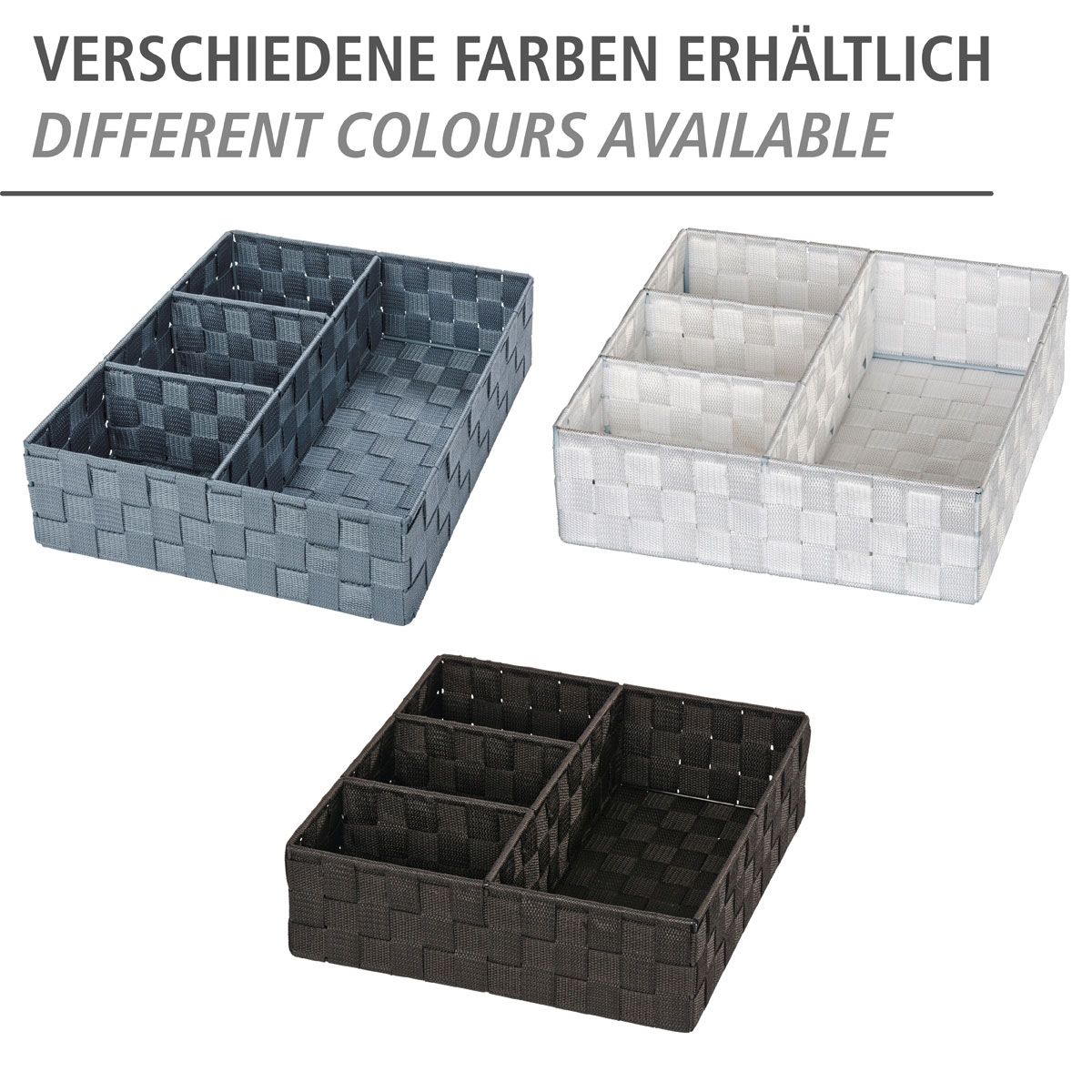 Wenko Organizer Adria schwarz 4 Fächer Bild 5