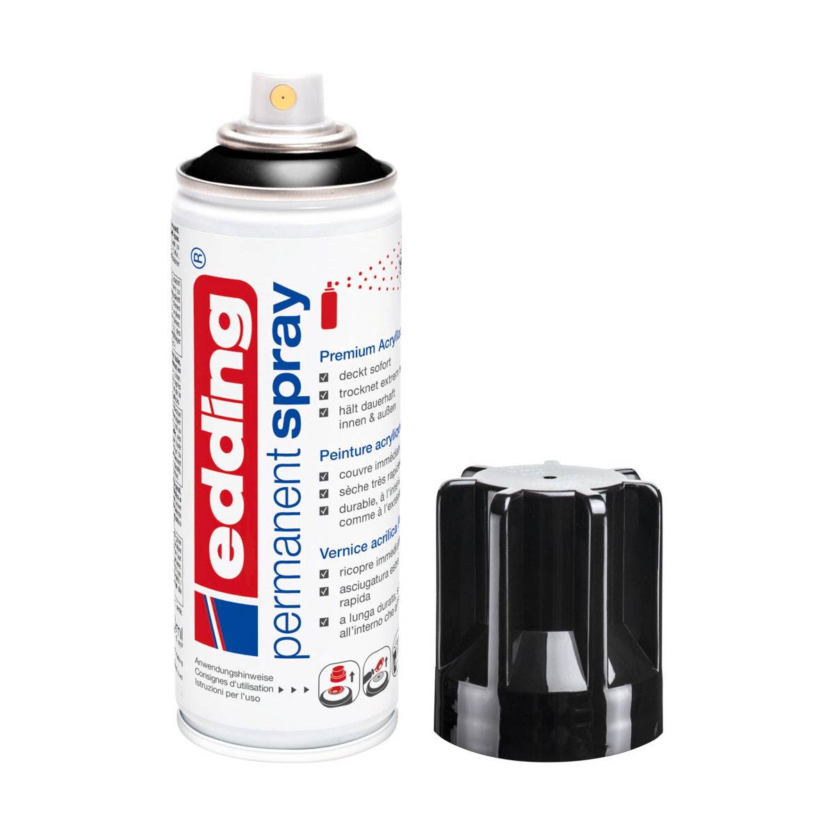 Edding  Spray 5200 tiefschwarz glänzend