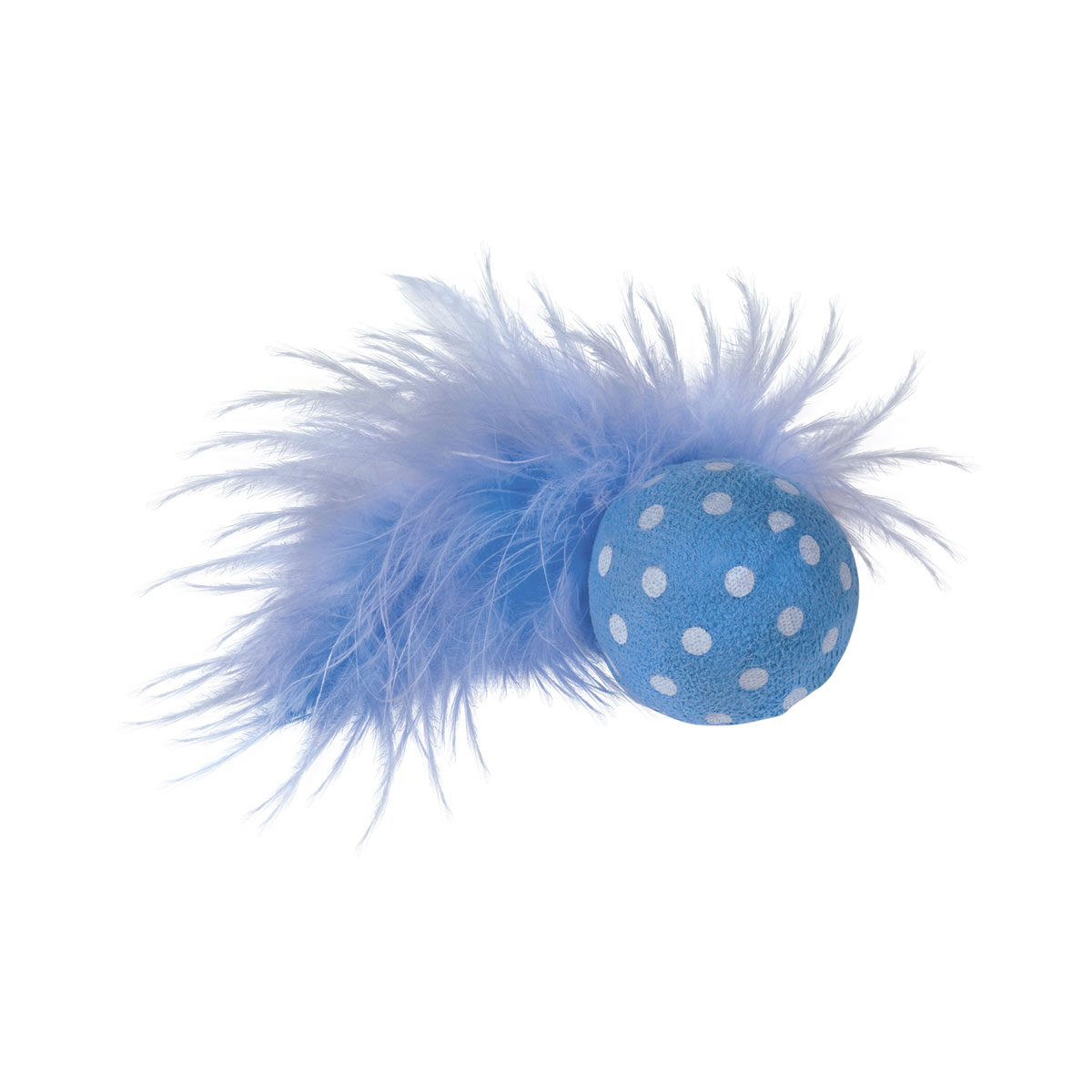 Nobby Ball mit Rassel Feder 4 cm