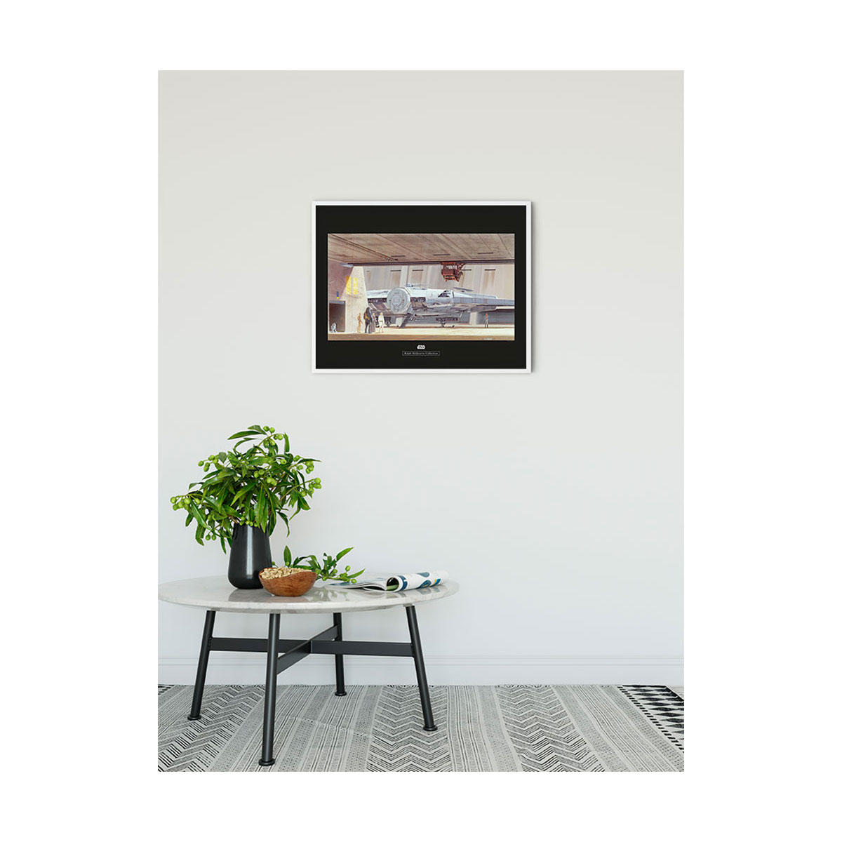Komar  Wandbild Star Wars Classic Mos Eisley Hangar 50x40 cm