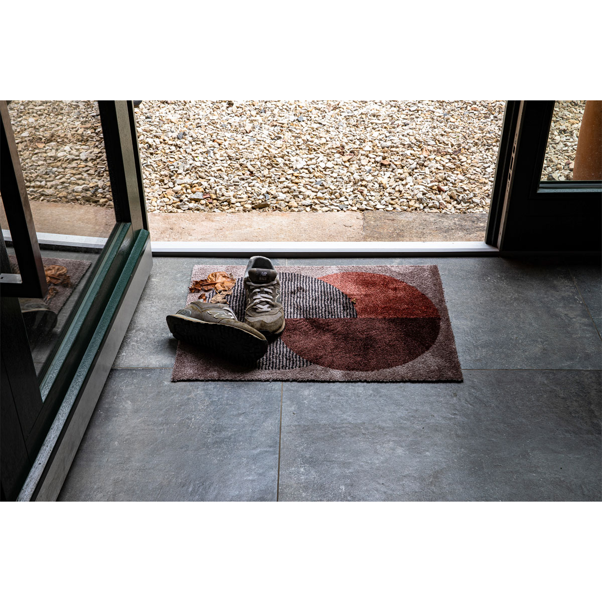 Schöner Wohnen  Schmutzfangmatte Manhattan 67x100 cm Semi-Circle beige-terracotta Bild 3