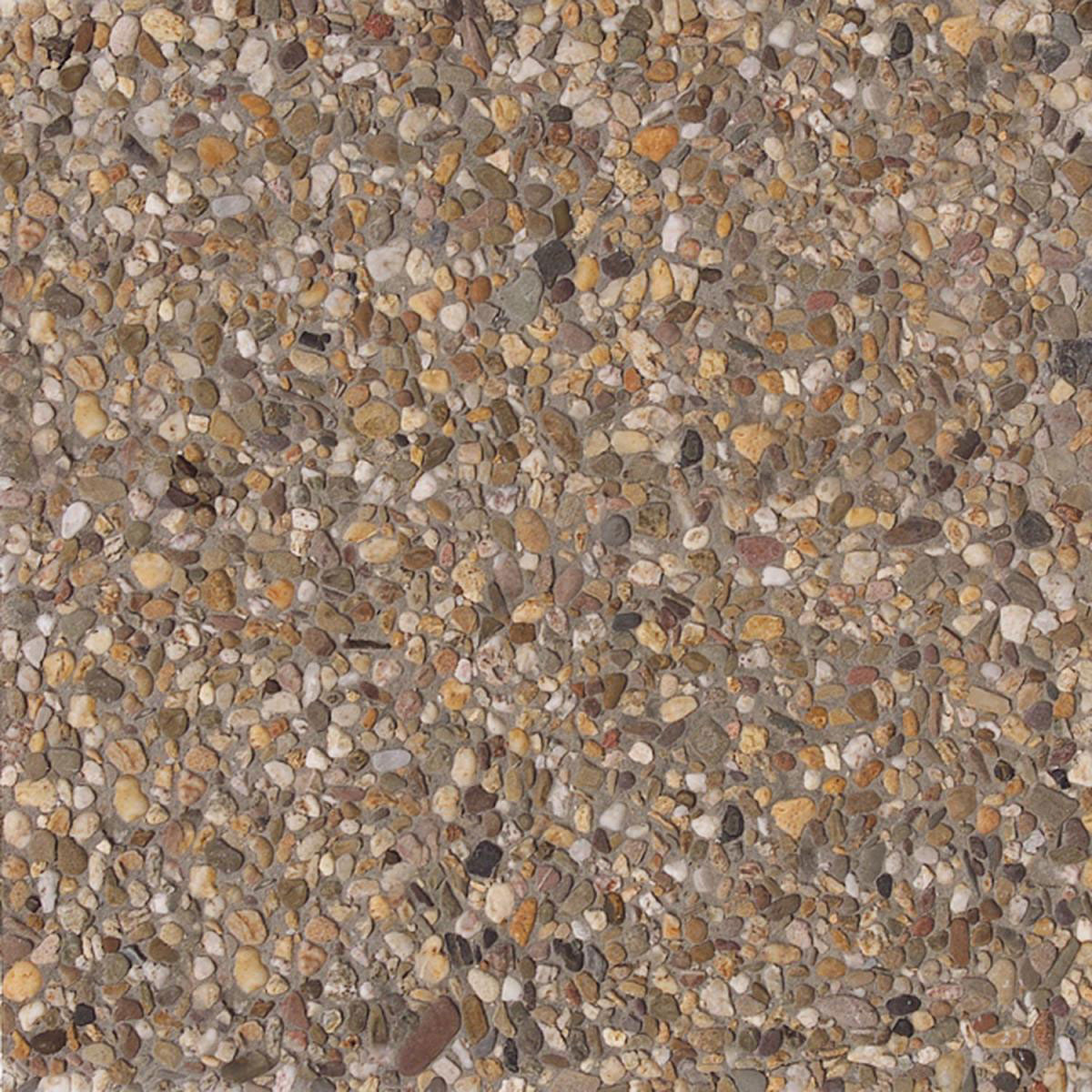 Lusit   Waschbetonplatte 40 x 40 cm Rheinkies Bild 1