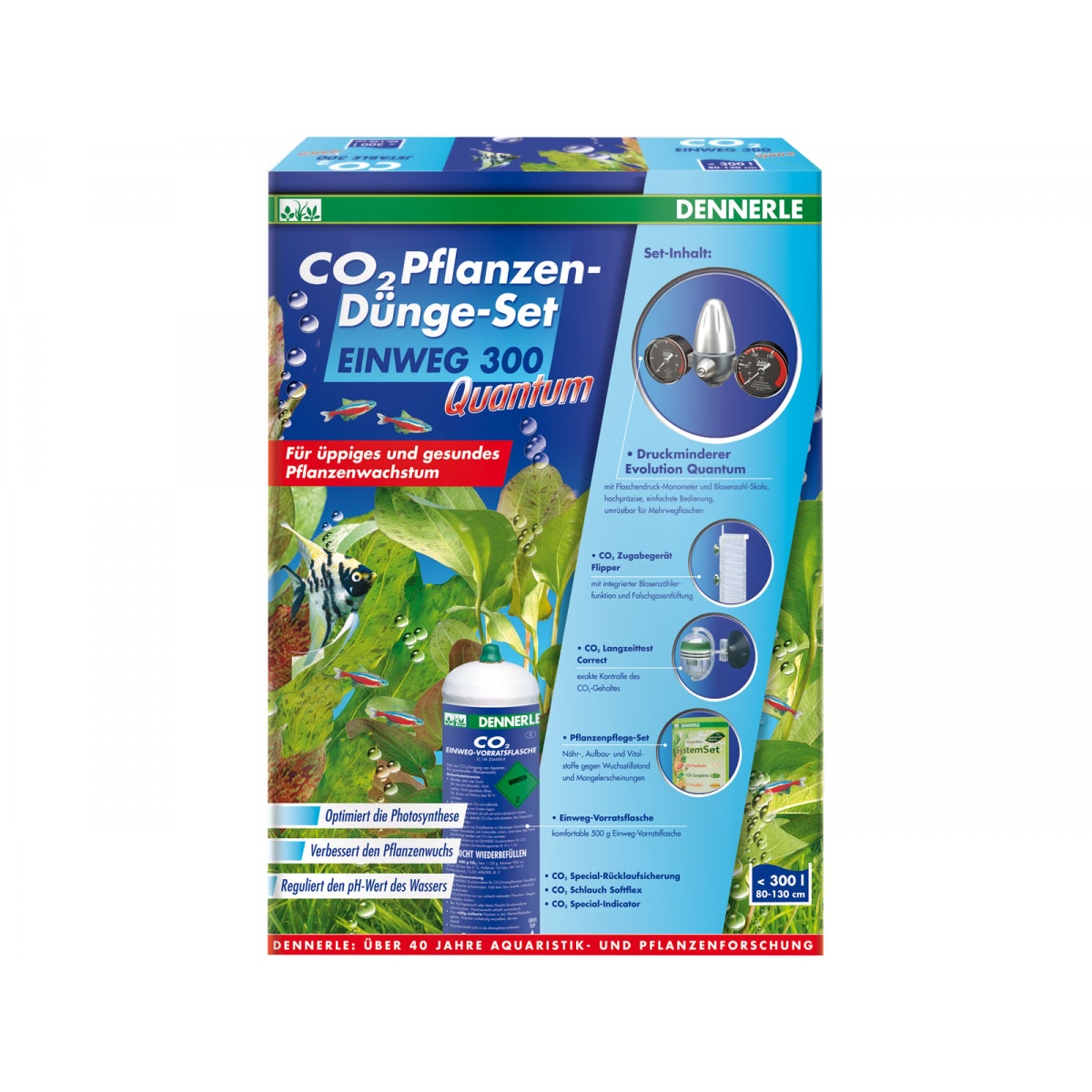 Dennerle CO2 Einweg-Set 300 Quantum