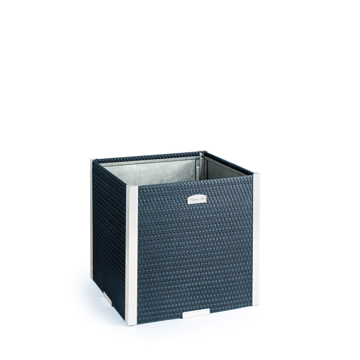 Wilk Rattan-Pflanzgefäß 46x46x46 cm, Kunststoff