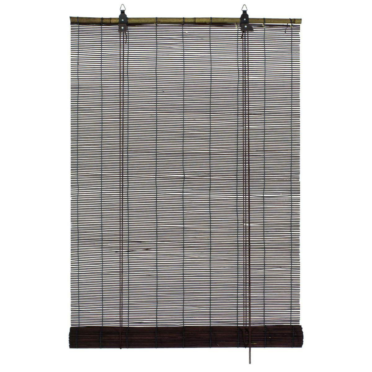 Gardinia Bambus-Rollo 60 x 160 cm schoko Bild 1