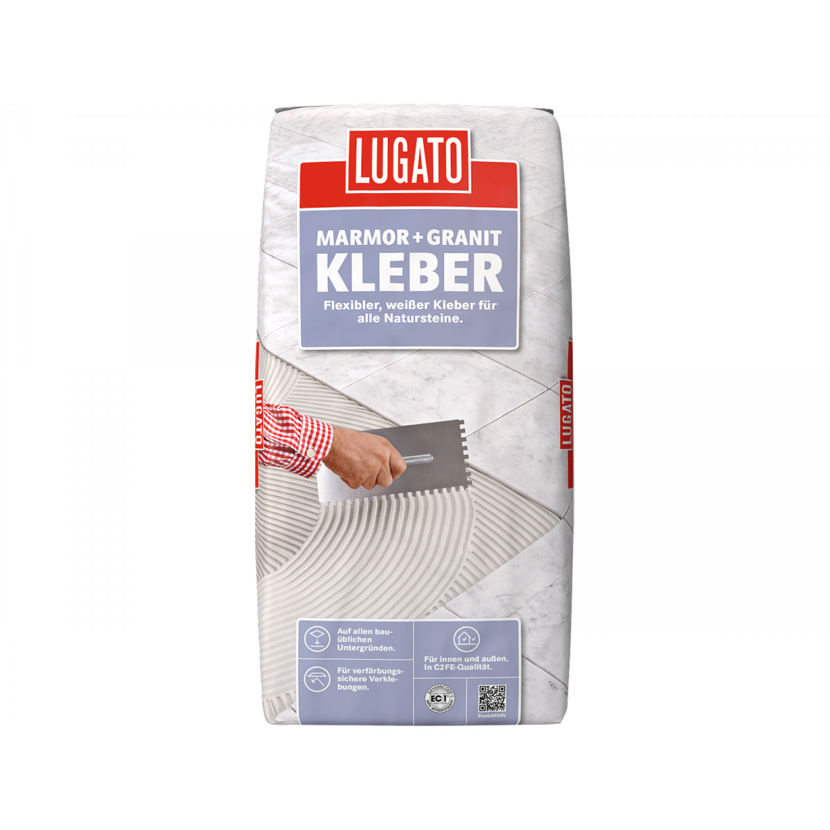 Lugato Natursteinfliesenkleber Marmor+Granit 20 kg