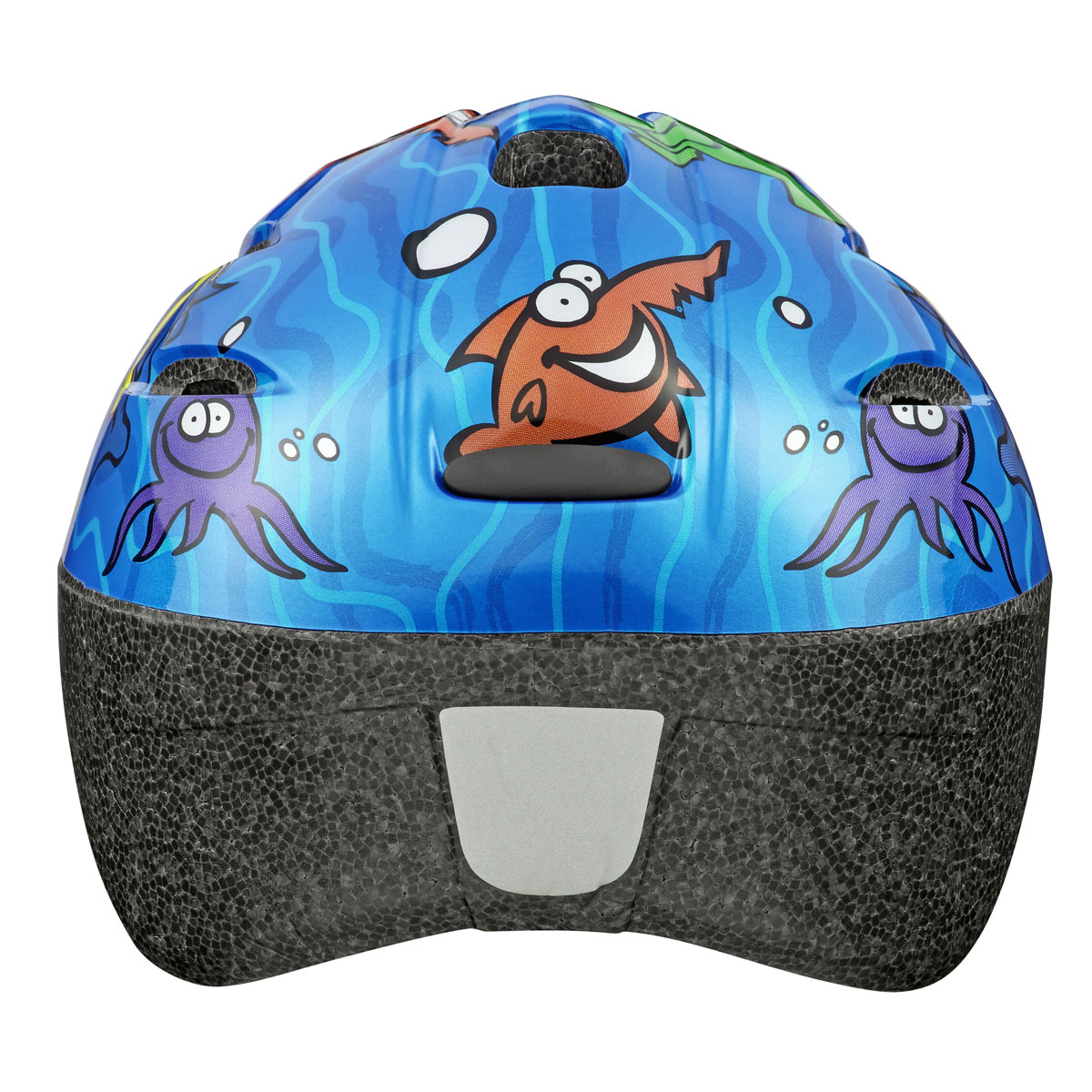 Abus Kinder-Fahrradhelm Kids blau Größe M Bild 3