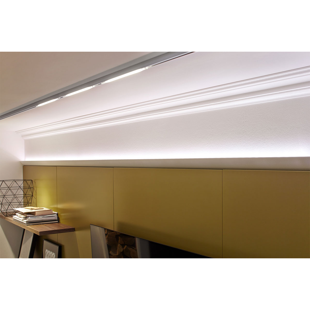 Zierprofil Saskia weiß 1 x 2 m Bild 5